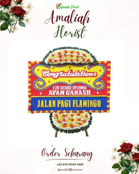 Sewa Papan Bunga Slambur
